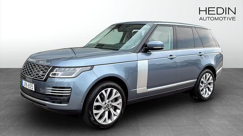 Blå (blue) Begagnad 2018 Land Rover Range Rover Autobiography SUV | 825 000 kr - Bild 1/4