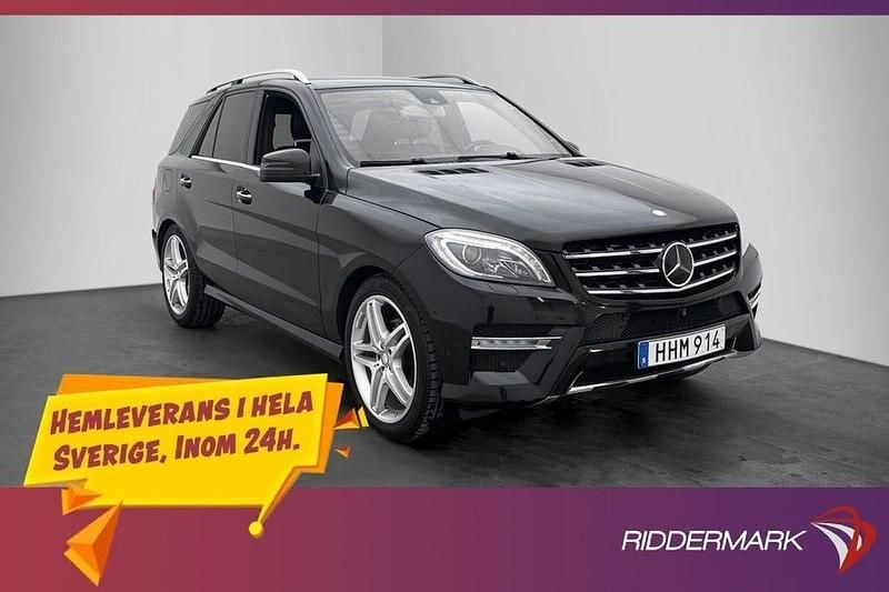 Svart Begagnad 2014 Mercedes ML350 AMG SUV | 214 800 kr (Marknadspris) - Bild 1/3