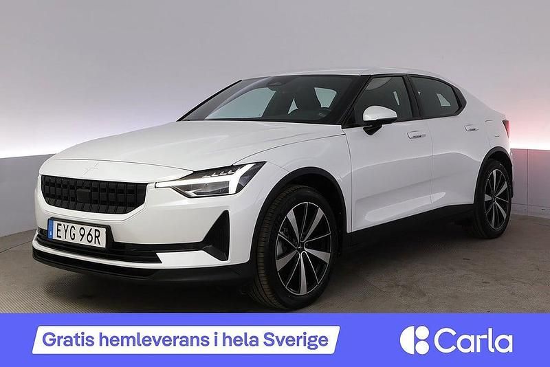 Vit Begagnad 2021 Polestar 2 Standard Range Single Motor Halvkombi | 287 990 kr (Marknadspris) - Bild 1/4