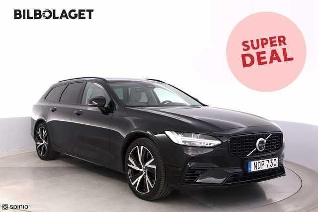 Svart Begagnad 2022 Volvo V90 Plus Kombi | 424 500 kr (Marknadspris) - Bild 1/4