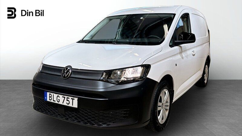 Vit (candyvit) Begagnad 2023 VW Caddy Minibuss | 309 900 kr (Bra pris) - Bild 1/4