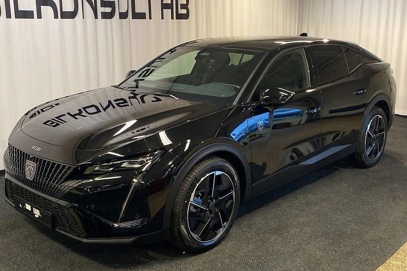 Svart Ny 2025 Peugeot 408 GT GT SUV | 407 800 kr (Marknadspris) - Bild 1/4