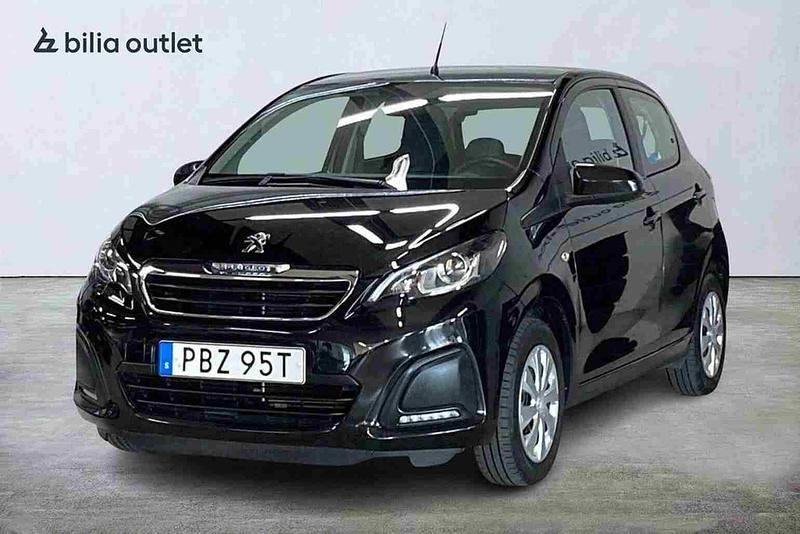 Svart Begagnad 2020 Peugeot 108 Halvkombi | 99 900 kr (Marknadspris) - Bild 1/1