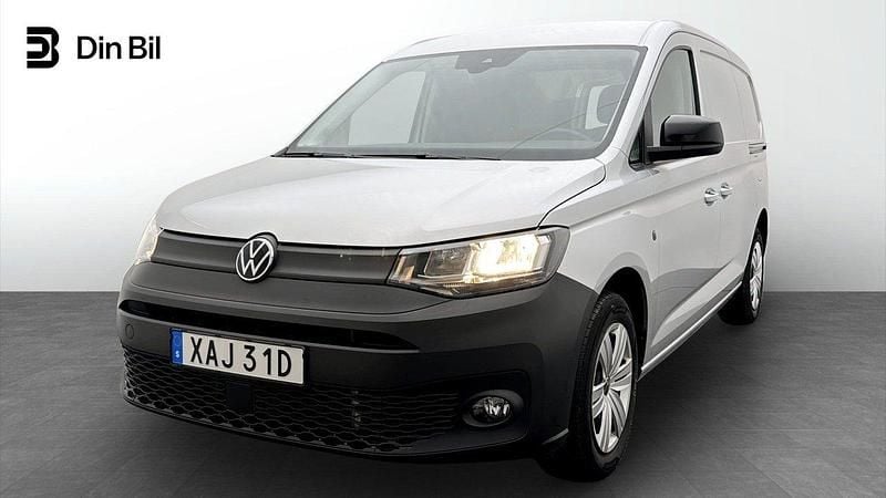 Silver (reflexsilver metallic) Begagnad 2023 VW Caddy Maxi Minibuss | 329 900 kr (Marknadspris) - Bild 1/4