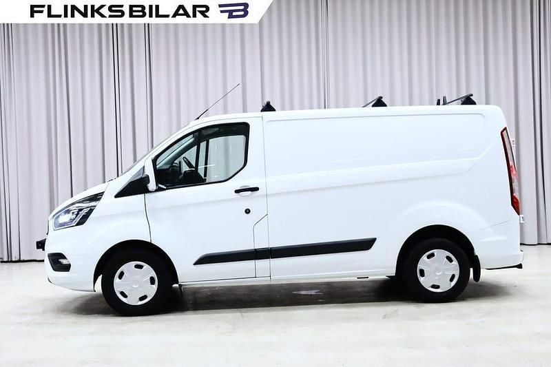 Vit Begagnad 2019 Ford Transit Custom Van | 159 900 kr (Bra pris) - Bild 1/4
