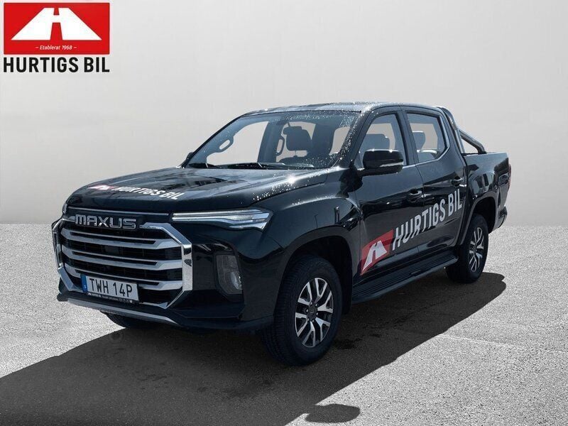 Svart Begagnad 2023 Maxus e-T90 Pickup | 399 900 kr (Marknadspris) - Bild 1/4
