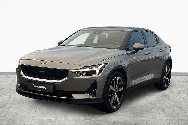 Grå Begagnad 2021 Polestar 2 Pilot Halvkombi | 352 900 kr (Lite dyr) - Bild 1/3