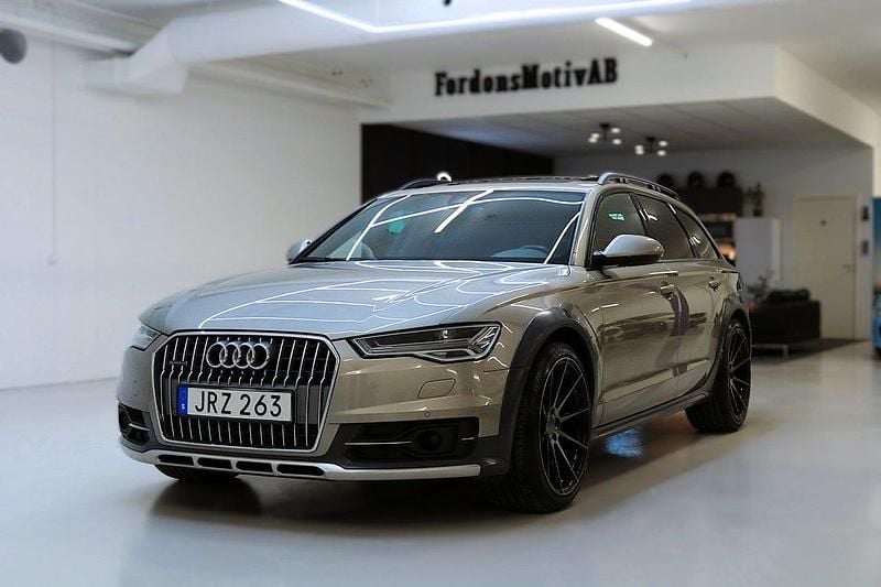 Ljusbrun (brun) Begagnad 2015 Audi A6 Allroad Kombi | 199 900 kr (Marknadspris) - Bild 1/4