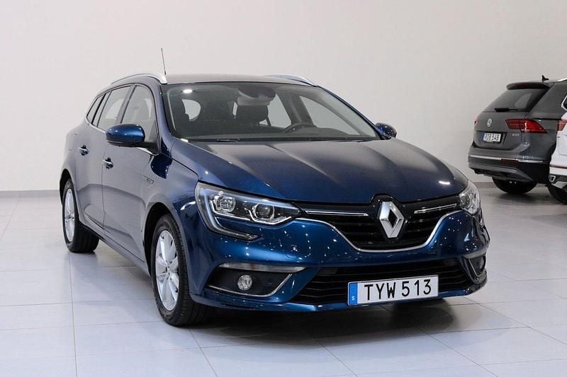 Blå Begagnad 2018 Renault Mégane GrandTour Kombi | 119 900 kr (Marknadspris) - Bild 1/4
