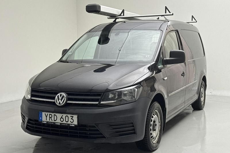 Begagnad VW Caddy Maxi 102 HK (75 kW) 2017 Svart Minibuss