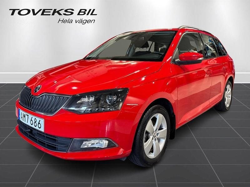 Röd Begagnad 2018 Skoda Fabia Kombi | 109 000 kr (Marknadspris) - Bild 1/4