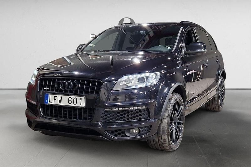 Svart Begagnad 2011 Audi Q7 S-Line SUV | 169 900 kr (Marknadspris) - Bild 1/3