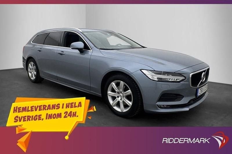 Ljusblå Begagnad 2018 Volvo V90 Kombi | 277 800 kr (Marknadspris) - Bild 1/3