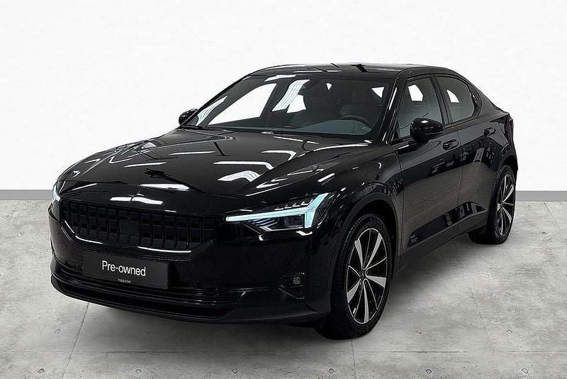 Svart Begagnad 2022 Polestar 2 Long Range Dual motor Sedan | 339 900 kr (Bra pris) - Bild 1/3