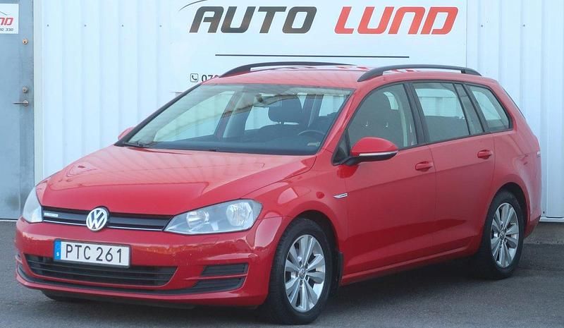 Röd Begagnad 2014 VW Golf VII Kombi | 69 900 kr (Bra pris) - Bild 1/4