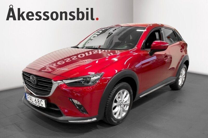 Röd Begagnad 2019 Mazda CX-3 Optimum SUV | 219 000 kr (Lite dyr) - Bild 1/4