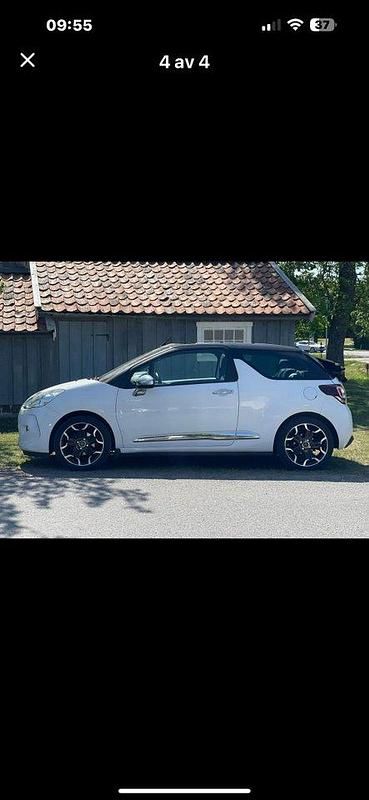 Vit Begagnad 2013 Citroën DS3 Cabriolet Cab | 79 000 kr - Bild 1/4