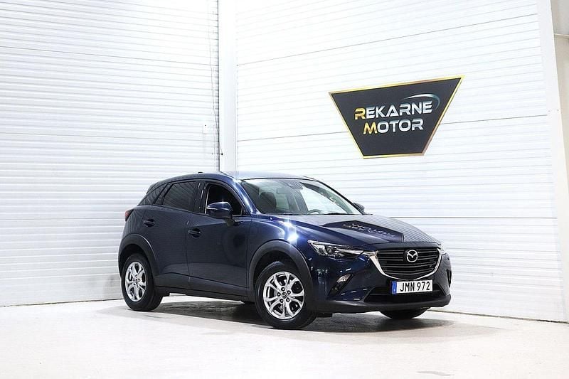 Blå Begagnad 2018 Mazda CX-3 Vision SUV | 169 900 kr (Bra pris) - Bild 1/3