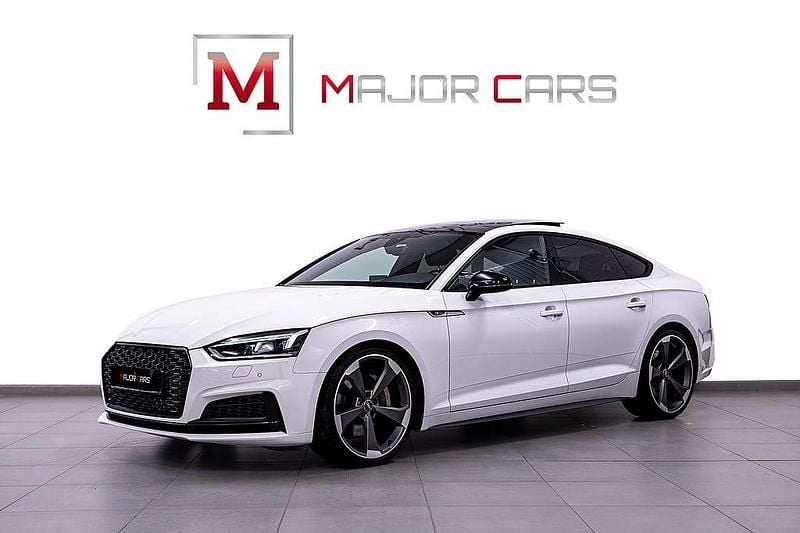 Vit Begagnad 2018 Audi A5 Sportback S-Line Halvkombi | 249 900 kr (Marknadspris) - Bild 1/4