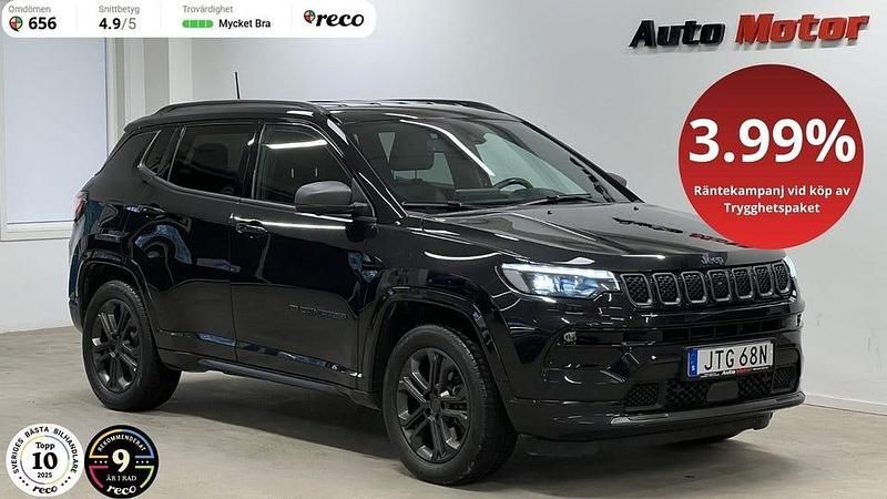 Svart Begagnad 2021 Jeep Compass 80th Anniversary SUV | 249 900 kr (Marknadspris) - Bild 1/4