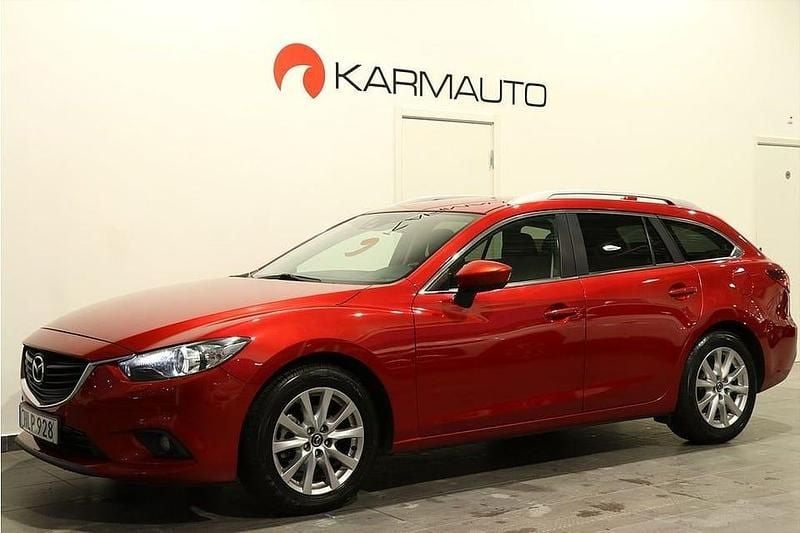 Röd Begagnad 2014 Mazda 6 Vision Kombi | 99 900 kr (Lite dyr) - Bild 1/4