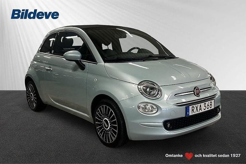 Grön Begagnad 2020 Fiat 500 Halvkombi | 119 900 kr (Bra pris) - Bild 1/4