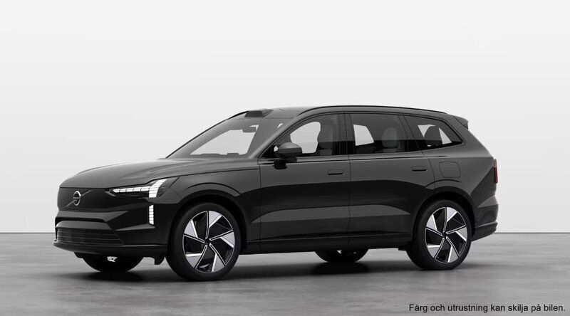 Svart Ny 2025 Volvo EX90 Performance SUV | 1 219 900 kr (Marknadspris) - Bild 1/4