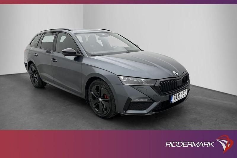 Grå Begagnad 2021 Skoda Octavia RS Kombi | 274 800 kr (Dyr) - Bild 1/3
