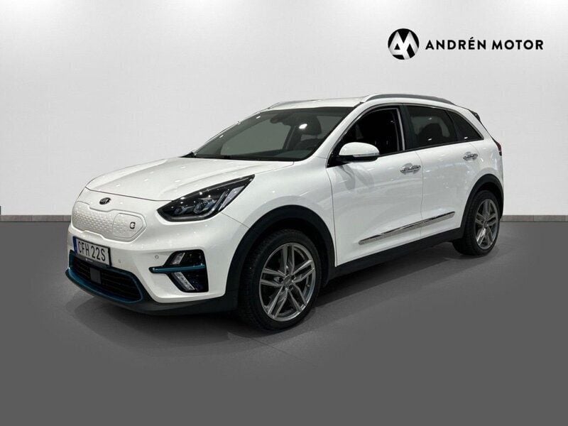 Vit Begagnad 2021 Kia e-Niro Advance SUV | 219 900 kr (Bra pris) - Bild 1/4