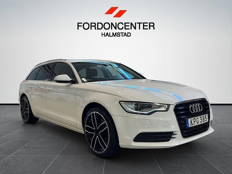 Begagnad Audi A6 190 HK (139 kW) 2014 Vit Kombi