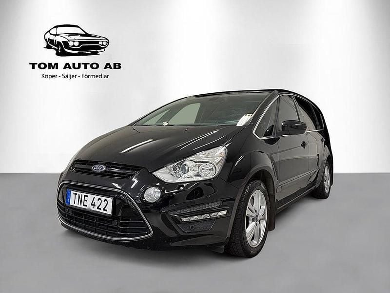 Svart Begagnad 2014 Ford S-MAX Business Edition Minibuss | 135 000 kr (Marknadspris) - Bild 1/4