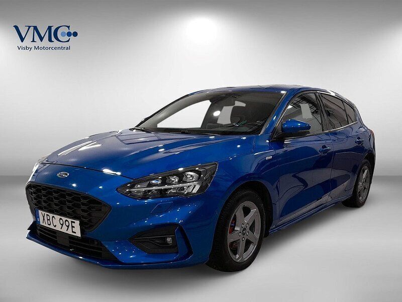 Blå Begagnad 2019 Ford Focus Kombi | 209 000 kr (Dyr) - Bild 1/3
