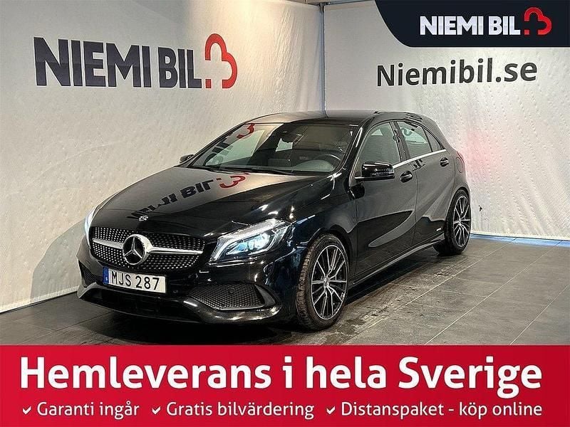 Svart Begagnad 2018 Mercedes A220 Style Halvkombi | 229 900 kr - Bild 1/4