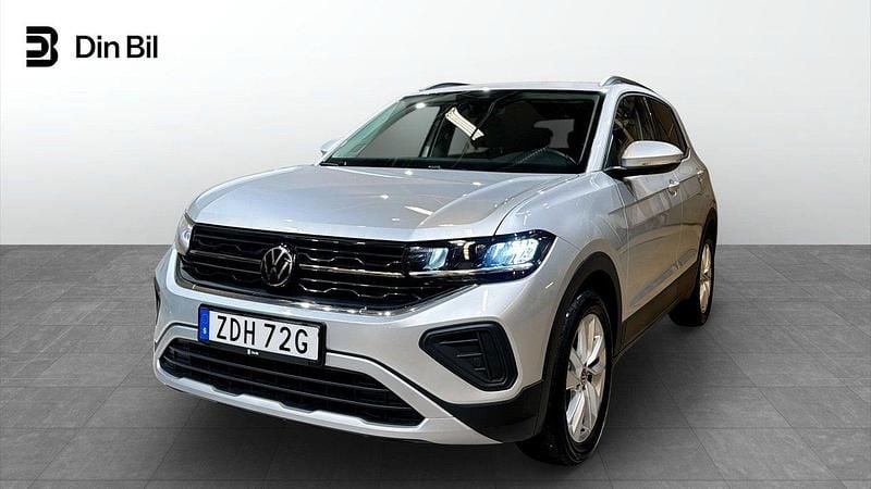 Silver Begagnad 2024 VW T-Cross Life SUV | 264 900 kr (Marknadspris) - Bild 1/4