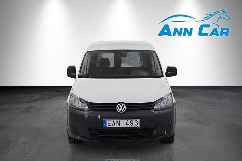 Vit Begagnad 2014 VW Caddy Minibuss | 79 900 kr (Marknadspris) - Bild 1/4