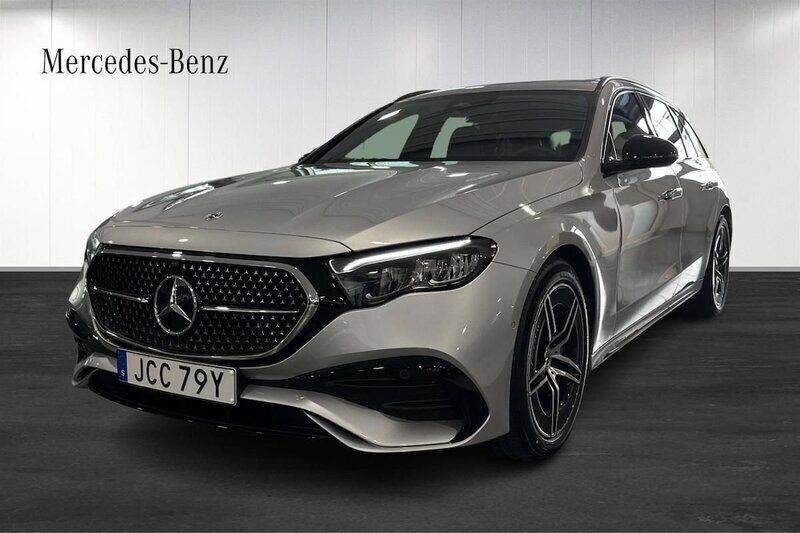 Silver Begagnad 2024 Mercedes E300 AMG line Kombi | 689 900 kr (Marknadspris) - Bild 1/4