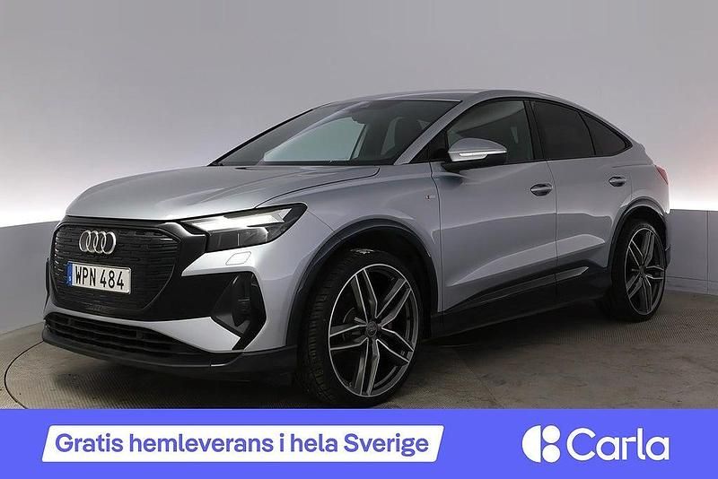 Silver Begagnad 2024 Audi Q4 Sportback e-tron S-Line SUV | 502 990 kr (Superpris) - Bild 1/4
