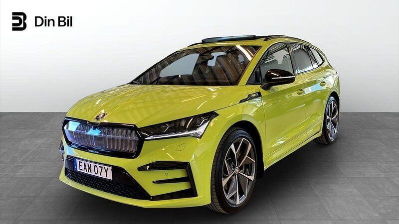 Ljusgrön Begagnad 2024 Skoda Enyaq iV RS SUV | 589 900 kr - Bild 1/4