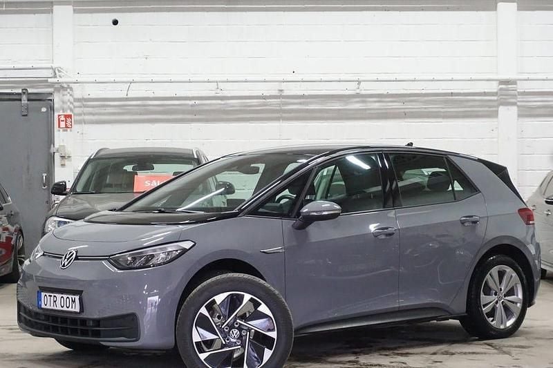 Begagnad VW ID.3 Pro Performance 150 kW (204 HK) 2022 Grå Halvkombi