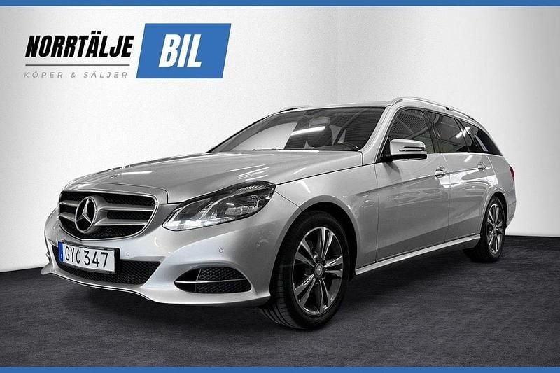 Silver Begagnad 2015 Mercedes E220 Avantgarde Kombi | 199 900 kr (Marknadspris) - Bild 1/3