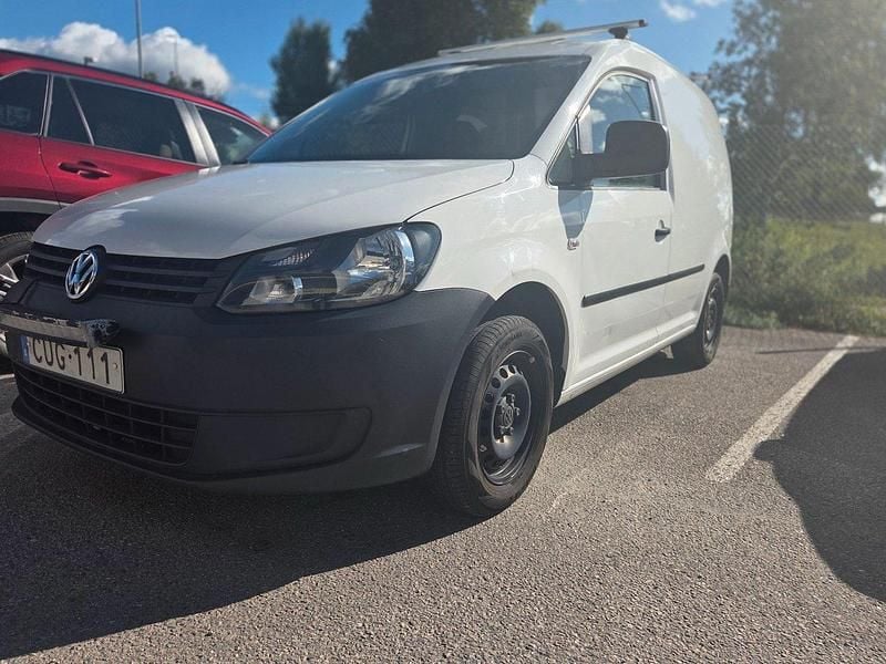 Vit Begagnad 2015 VW Caddy Minibuss | 79 900 kr (Marknadspris) - Bild 1/4