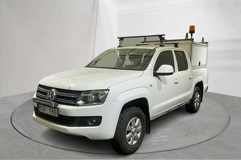Vit Begagnad 2012 VW Amarok Pickup | 120 000 kr - Bild 1/4