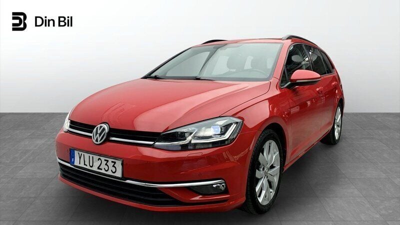 Röd Begagnad 2017 VW Golf VII Kombi | 149 900 kr (Superpris) - Bild 1/2