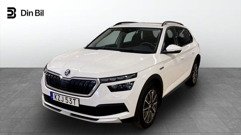 Vit Begagnad 2023 Skoda Kamiq ScoutLine SUV | 239 900 kr (Marknadspris) - Bild 1/4