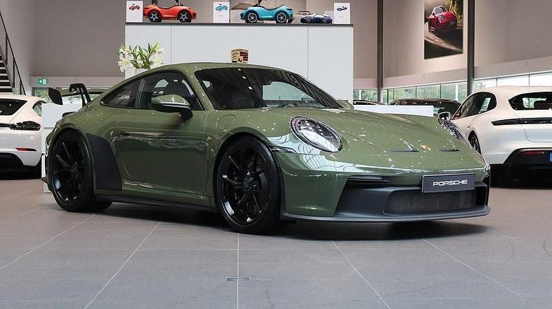 Mörkgrön Begagnad 2021 Porsche 911 | 1 995 000 kr - Bild 1/4