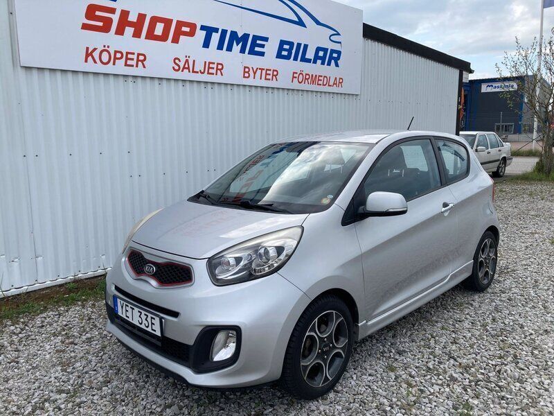 Silver Begagnad 2012 Kia Picanto 3 Halvkombi | 39 900 kr (Marknadspris) - Bild 1/4