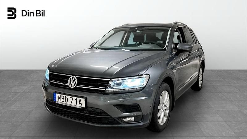 Mörkgrå Begagnad 2020 VW Tiguan SUV | 239 800 kr (Bra pris) - Bild 1/4