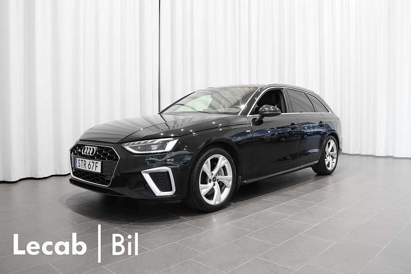 Mytsvart metallic Begagnad 2023 Audi A4 S-Line Kombi | 339 500 kr (Marknadspris) - Bild 1/4