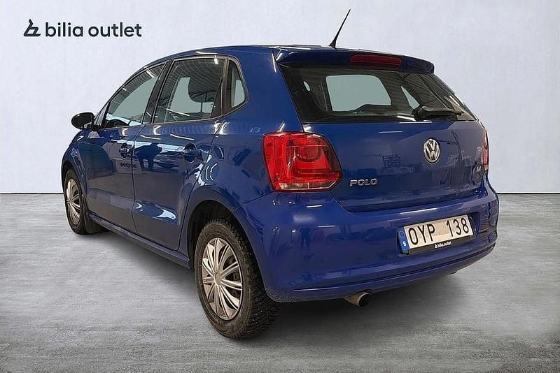 Begagnad VW Polo 86 HK (63 kW) 2011 Blå Halvkombi