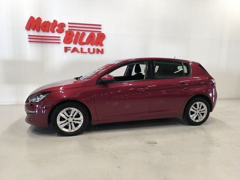 Ljusröd (lröd) Begagnad 2017 Peugeot 308 Active Halvkombi | 119 900 kr (Lite dyr) - Bild 1/4